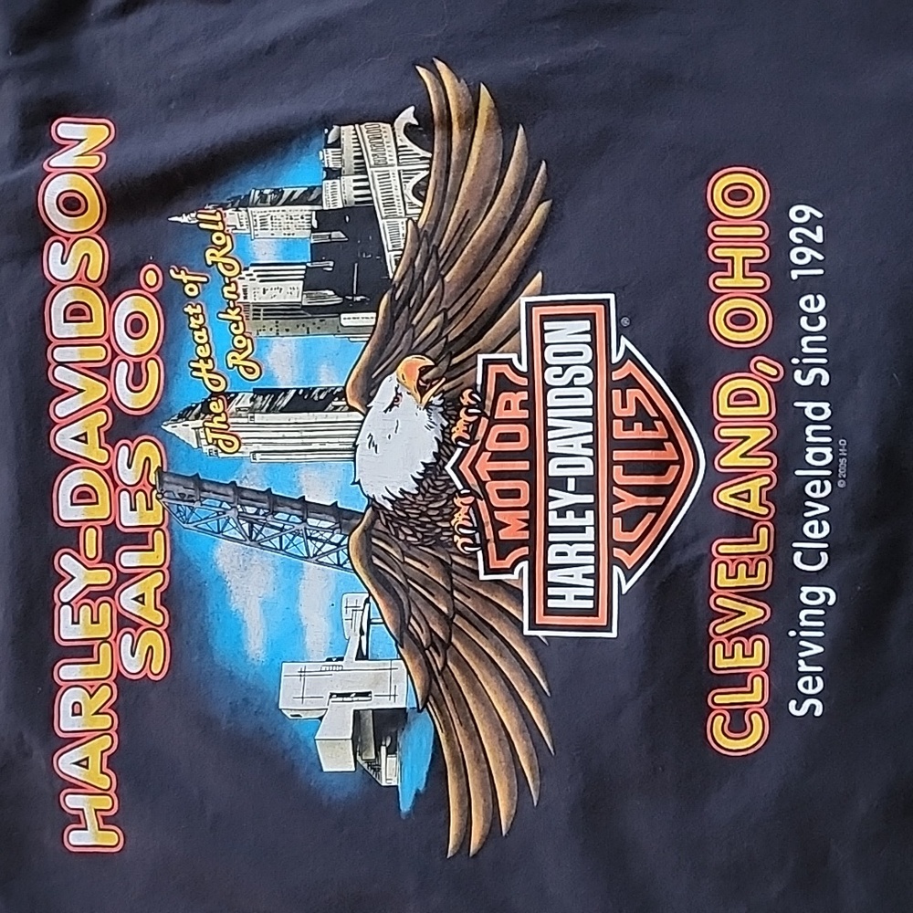 Vintage 2005  Harley-Davidson Men’s Short Sleeve Doublesided Graphic T- Shirt - Picture 5 of 5